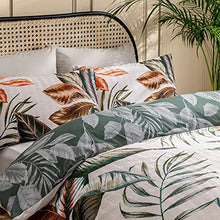 Load image into Gallery viewer, Green & Copper Duvet Set | Bedding Set