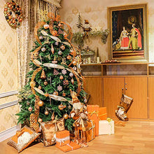 Load image into Gallery viewer, 100 Pieces Copper & Gold Christmas Tree Decorations