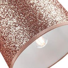 Load image into Gallery viewer, Glittery Sparkly Copper Rose-Gold Lamp Shade