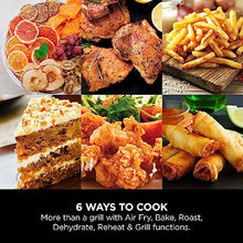 Load image into Gallery viewer, Ninja Foodi | MAX Health Grill & Air Fryer with Digital Cooking | 6-in-1 | 3.8L | Black & Copper