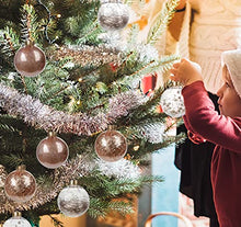 Load image into Gallery viewer, Copper Rose-Gold Christmas Tree Baubles