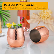 Load image into Gallery viewer, Set Of 2 Copper Cups