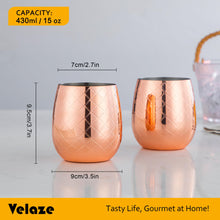 Load image into Gallery viewer, Set Of 2 Copper Cups | Cocktail Mugs