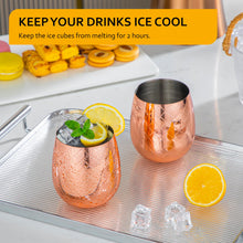Load image into Gallery viewer, Decorative Copper Cups | Set Of 2