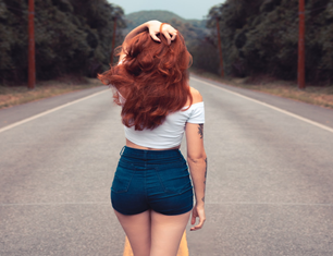 Copper Coloured Hair