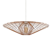 Load image into Gallery viewer, Copper Geometric Ceiling Pendant Light Shade | MiniSun | Wire &nbsp;
