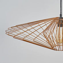 Load image into Gallery viewer, Geometric Copper Lampshade | Ceiling Pendant
