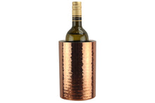 Load image into Gallery viewer, apollo THE HOUSEWARES BRAND - Double Walled Wine Champagne Prosecco Beer Spirits Bottle Cooler - Stainless Steel Inner - Size 18.5x12cm - Polished Copper Outer
