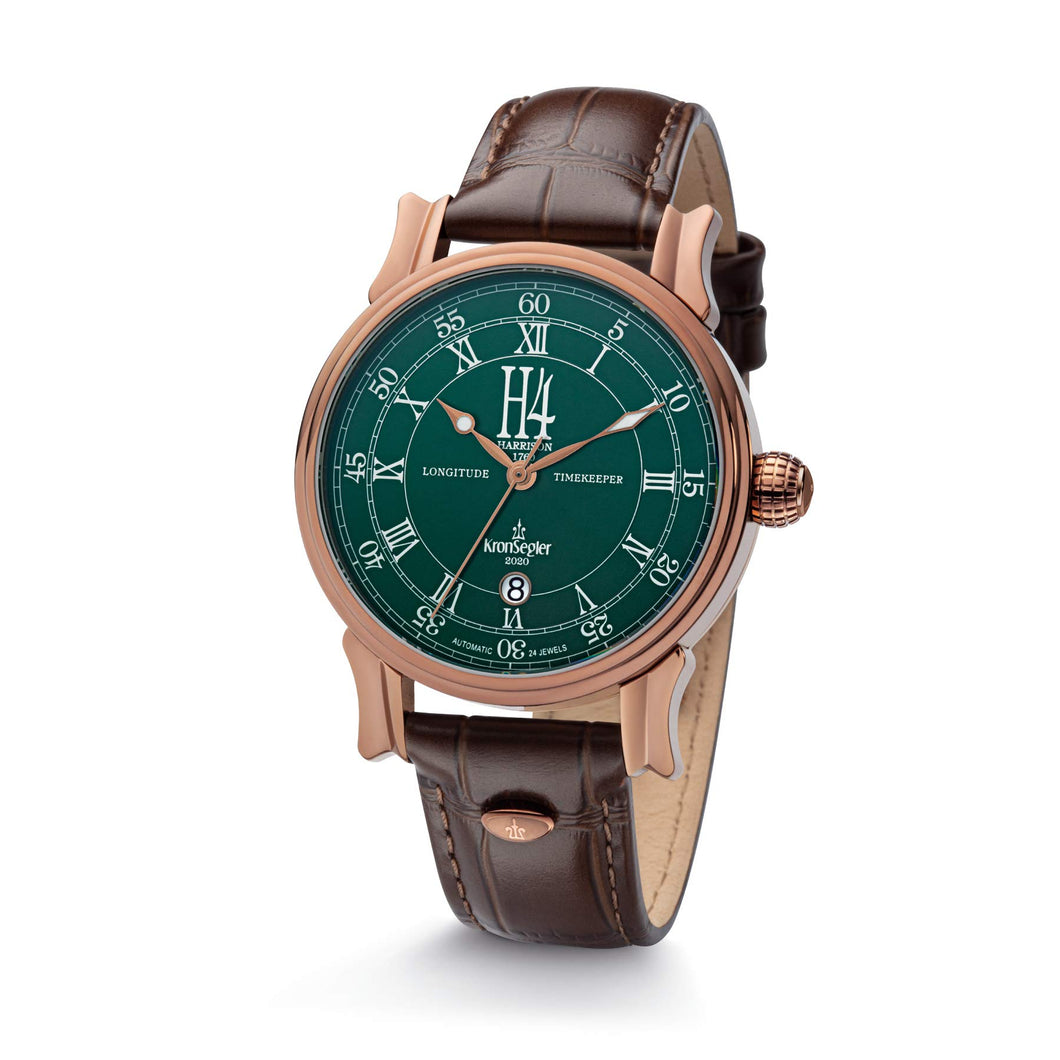 Kronsegler H4 Automatic Watch Copper-Green