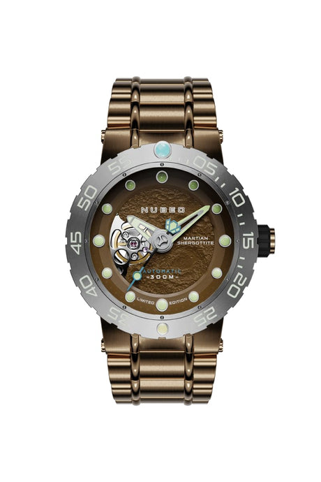 Nubeo | Men's Limited Edition Copper Brown Watch | 49mm