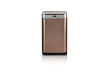 Load image into Gallery viewer, Copper | 75L Double Waste Bin With Sensor | Stainless Steel | 2 Compartments | Umuzi Cleaning
