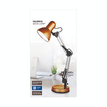 Load image into Gallery viewer, Copper Effect Angled Desk Light | Table Lamp | Angle Poise 
