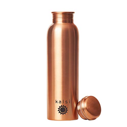 Kalsi Ayurveda | Pure Copper Water Bottle | 950ml Capacity | Promotes Health Benefits 