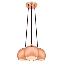 Load image into Gallery viewer, High Gloss Copper Finish | Cluster Pendant | Three Lights
