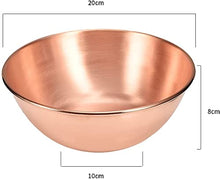 Load image into Gallery viewer, Copper Pure Mixing Bowl 
