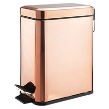 Load image into Gallery viewer, Copper Pedal Waste Bin | Metal | 5 Litres 
