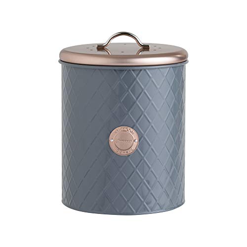 Typhoon | Compost Caddy | Grey & Copper | Steel