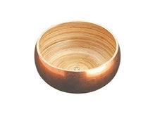 Load image into Gallery viewer, Artesà | Bamboo Serving Bowl With Copper Finish | 17cm
