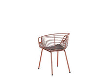 Load image into Gallery viewer, Copper Coloured Metal Dining Chair | Set Of 2

