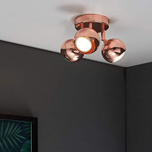 Load image into Gallery viewer, Modern Copper Ceiling Light
