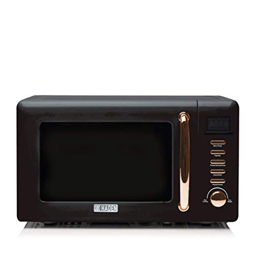 Black & Copper Microwave | 20L | 800W | Haden Salcombe| ce015