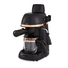 Load image into Gallery viewer, Tower | Cavaletto Espresso Maker | 800 W | Black &amp; Rose-Gold/ Copper | T13014RG
