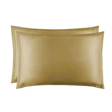 Load image into Gallery viewer, Copper Pillowcase For Fine Lines/Wrinkles Reduction &amp; Hair Smoothing | Gold| 2 PCS
