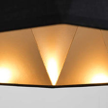 Load image into Gallery viewer, Copper &amp; Black Geometric Pendant Light Shade 
