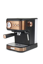 Load image into Gallery viewer, Haden | Black &amp; Copper Espresso Coffee Machine 
