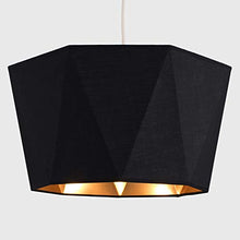 Load image into Gallery viewer, Black &amp; Copper Pendant Light Shade 
