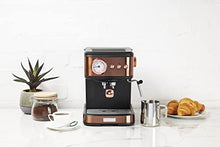 Load image into Gallery viewer, Black &amp; Copper Espresso Machine | Haden 
