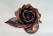 Load image into Gallery viewer, Unique Copper Rose Gift | Handmade Copper Rose With Stand 

