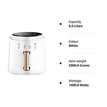 Load image into Gallery viewer, Air Fryer | White &amp; Copper
