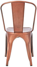 Load image into Gallery viewer, Copper Coloured Bistro Style Dining Chairs
