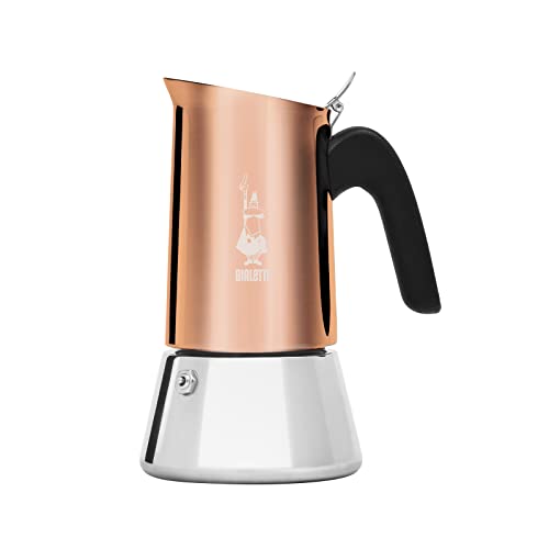 Venus Induction 'R' Stovetop 6 Cup Coffee Maker | Copper | Bialetti 