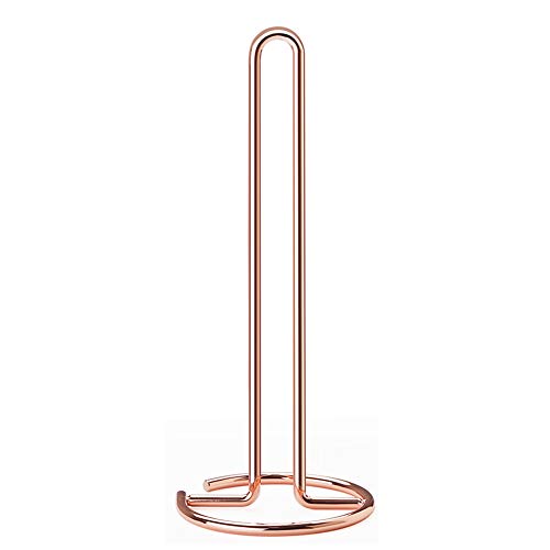 Contemporary Copper Kitchen Roll Holder | Stainless Steel Freestanding Paper Towel Holder 