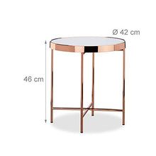 Load image into Gallery viewer, Round Copper Side Table 
