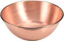Load image into Gallery viewer, Pure Copper Mixing Bowl | Heavy Gauge Thick 99.9%  | 7.9 inch Diameter
