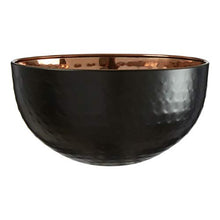 Load image into Gallery viewer, Decorative Copper &amp; Black Hammered Bowl | Premier Housewares
