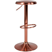 Load image into Gallery viewer, Copper, Rose-Gold | Adjustable Bar Stool | Retro | Flash Furniture
