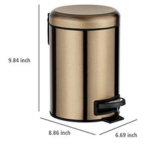 Load image into Gallery viewer, Compact Copper Stainless Steel Bin 
