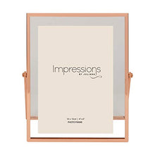 Load image into Gallery viewer, Floating Photo Frame | Copper Finish | 4&quot; x 6&quot; | Impressions

