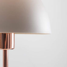 Load image into Gallery viewer, Polished Copper &amp; Satin Grey Table Lamp | Bedside Light 
