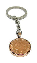 Load image into Gallery viewer, 7th Copper Wedding Anniversary | Coin Keyring
