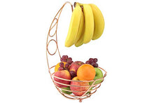 Load image into Gallery viewer, Copper Fruit Bowl | Hanging Banana Fruit Tree

