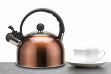 Load image into Gallery viewer, Copper Whistling Kettle | KitchenCraft
