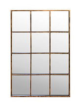 Load image into Gallery viewer, Copper Window Wall Mirror | Antic | Casa Chic | 90x60 cm | Rectangle | Antic By Casa Chic
