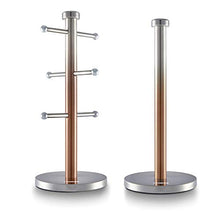 Load image into Gallery viewer, Set Of 2 | Copper Kitchen Roll Holder &amp; Copper Mug Tree
