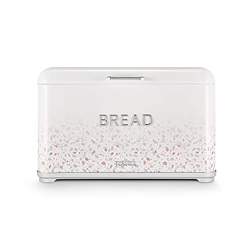 Terrazzo Bread Bin | Tan, Copper, Grey & White | Tower