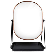 Load image into Gallery viewer, Copper Vanity Mirror With Stand 

